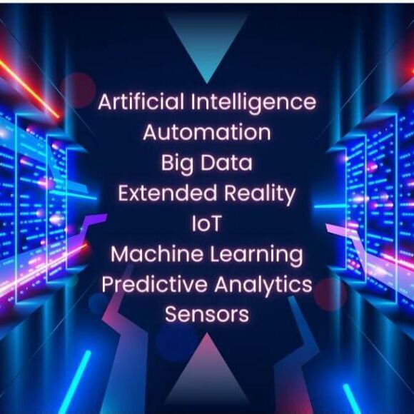 Artifical Intelligence Automation Big Data Extended Reality IoT Machine Learning Predictive Analytics Sensors